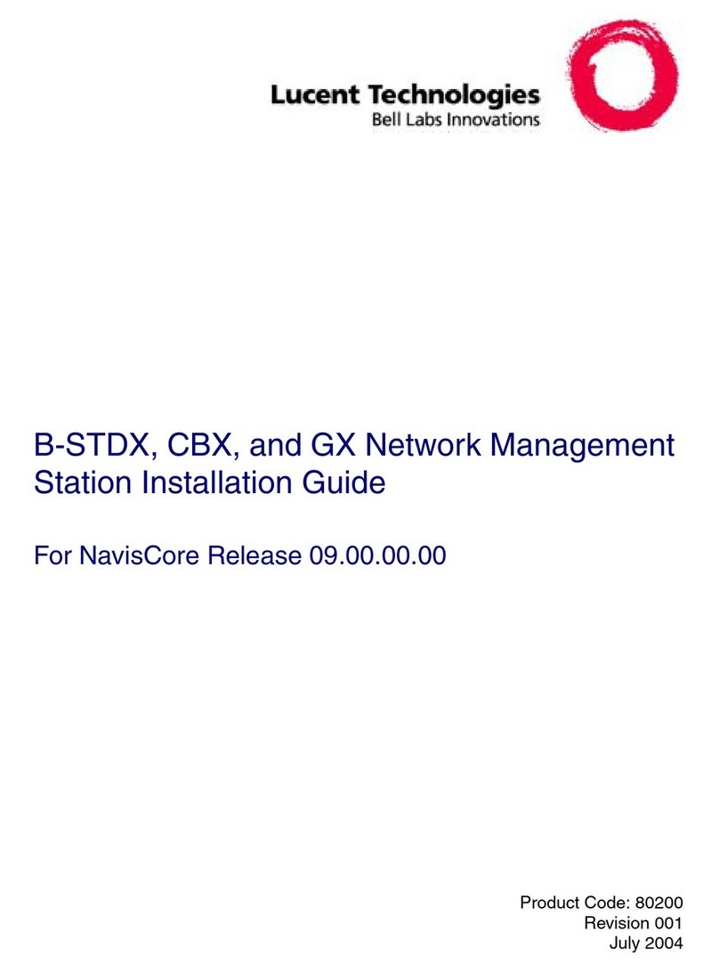 Lucent Technologies B-STDX User manual