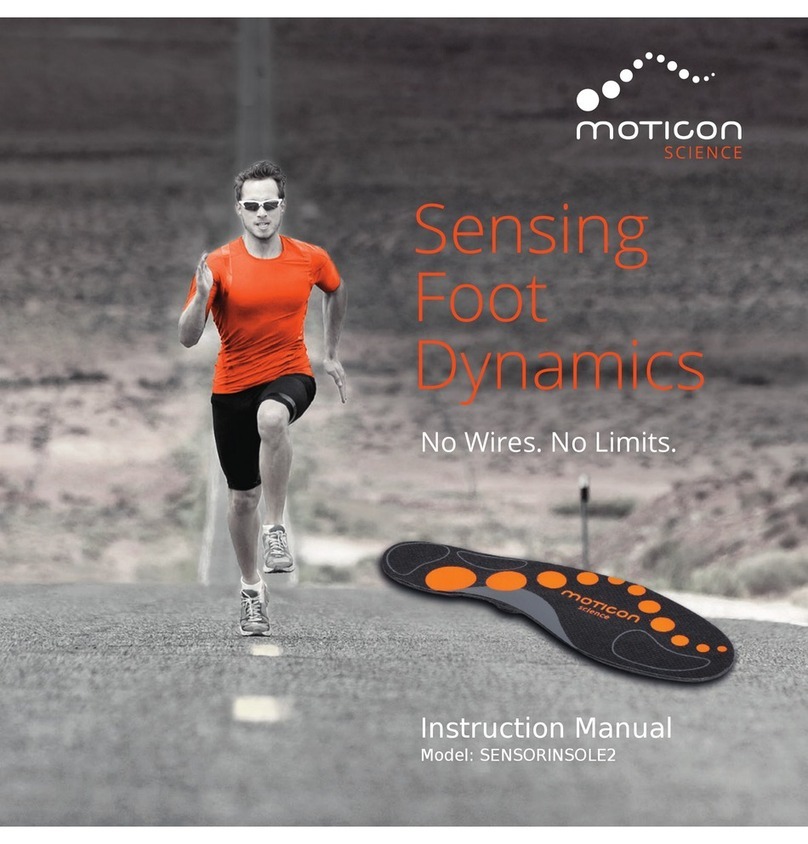 Moticon SENSORINSOLE2 User manual