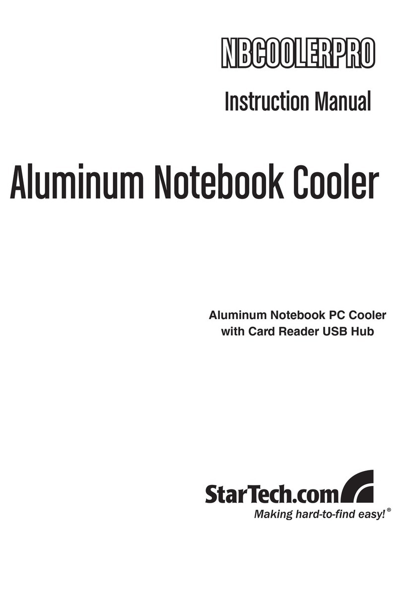 StarTech.com NBCOOLERPRO User manual