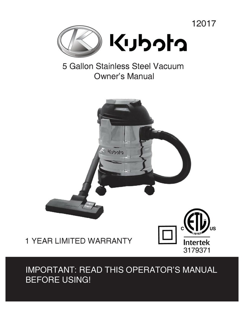 Kubota 12017 User manual