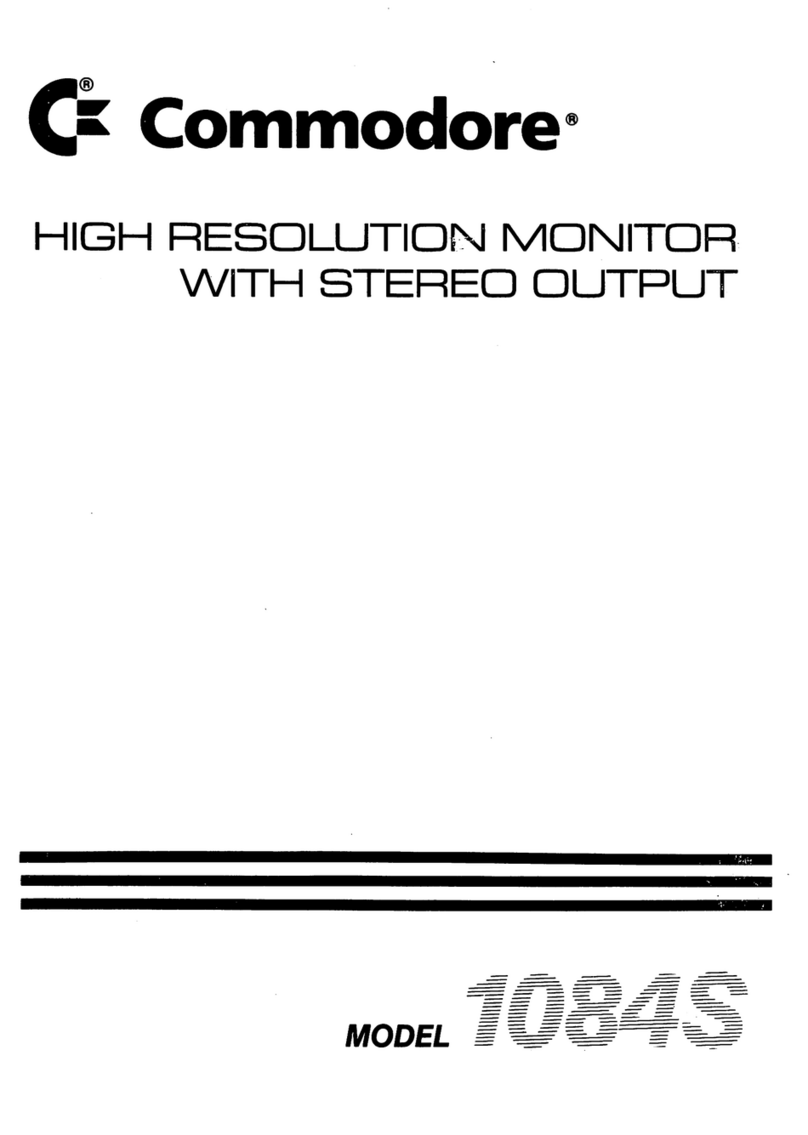 Commodore 1084S User manual