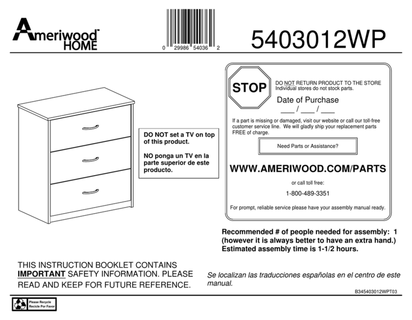Ameriwood HOME 5403012WP User manual