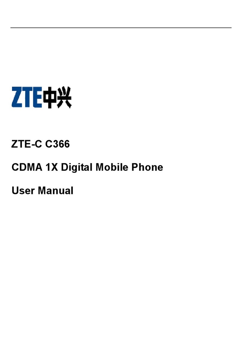 Zte C 366 User manual