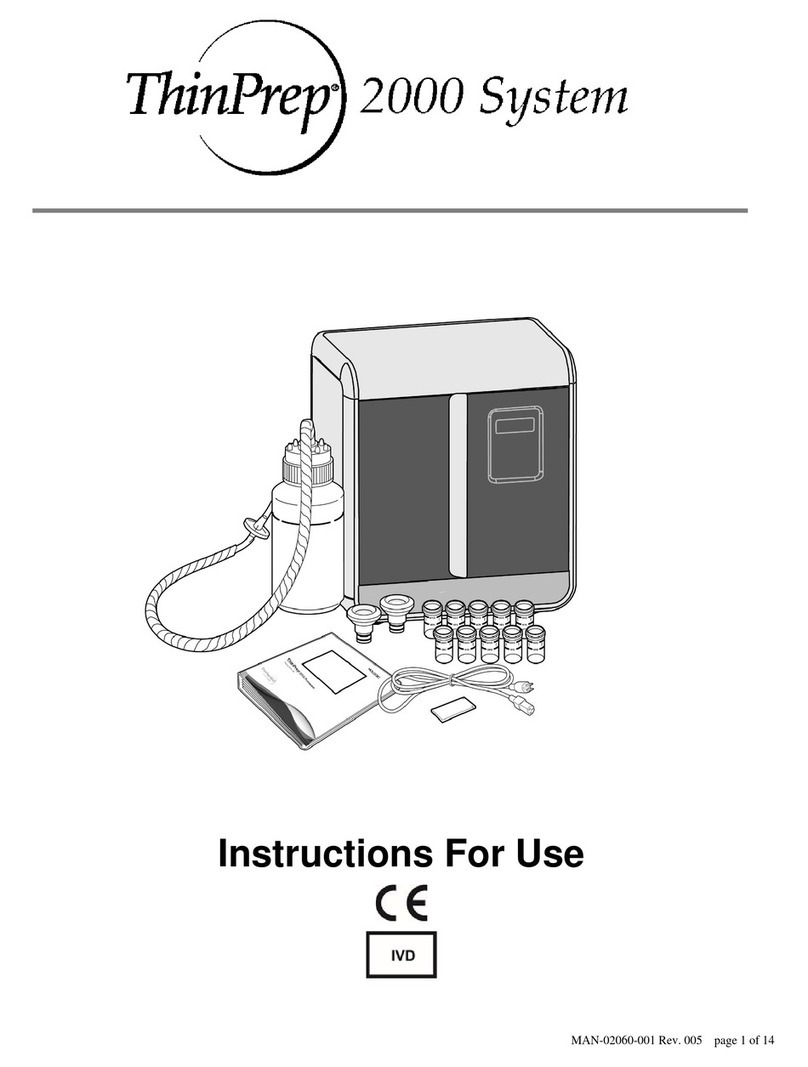 Hologic thinprep 2000 User manual