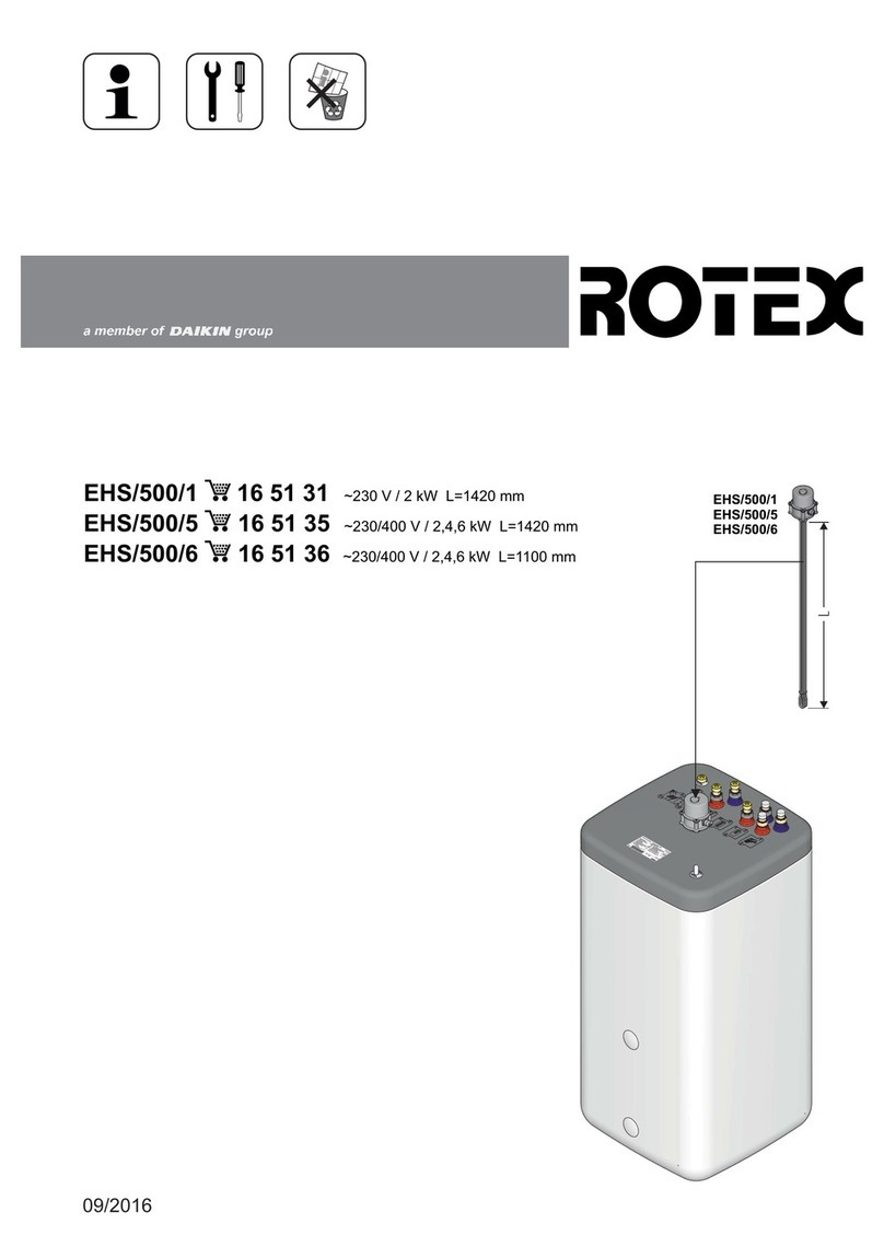 Rotex EHS/500/5 User manual