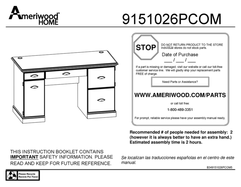 Ameriwood HOME 9151026PCOM User manual Ameriwood HOME 9151026PCOM User manual