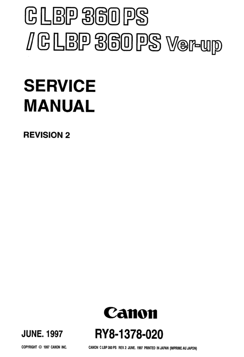 Canon CLBP360PS Ver-up User manual