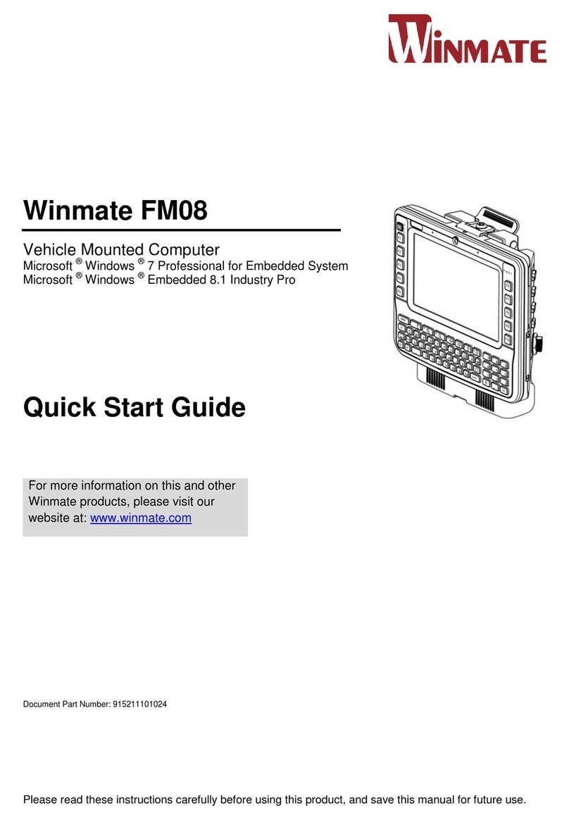 Winmate FM08 User manual
