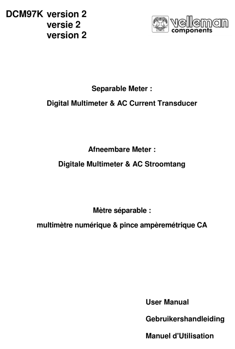Velleman DCM97K User manual