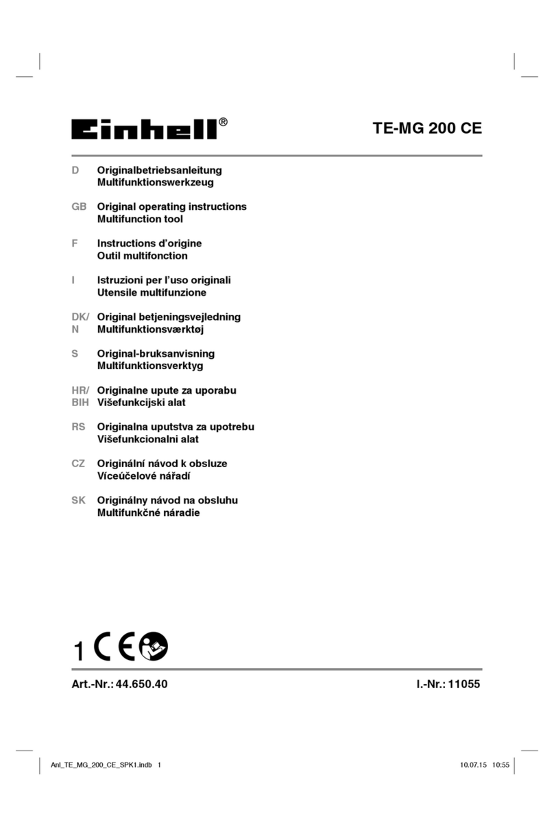 EINHELL TE-MG 200 CE User manual