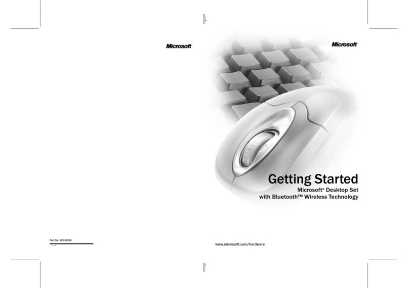 Microsoft Desktop Set with Bluetooth Wireless... User manual