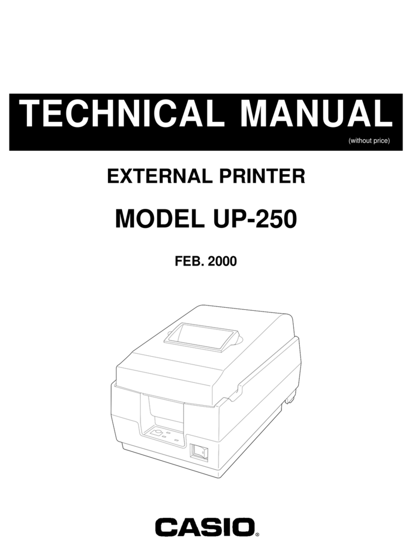 Casio UP-250 User manual