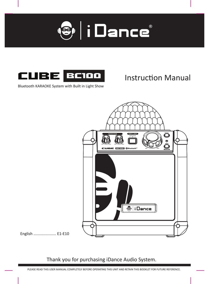 iDance Cube DC100 User manual