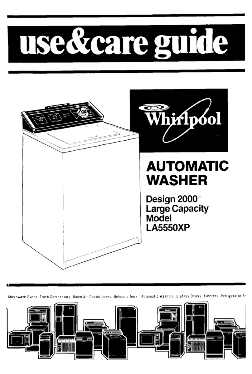 Whirlpool LA5550XPW4 User manual