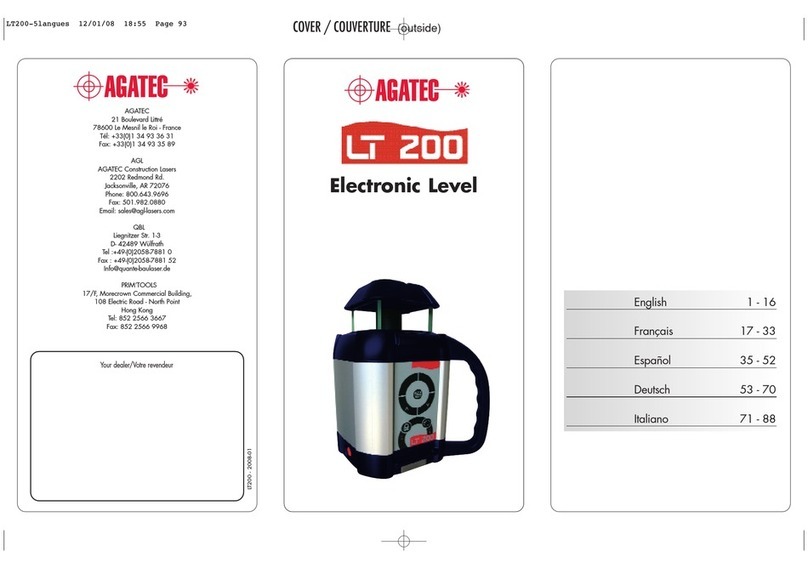 Agatec LT 200 User manual