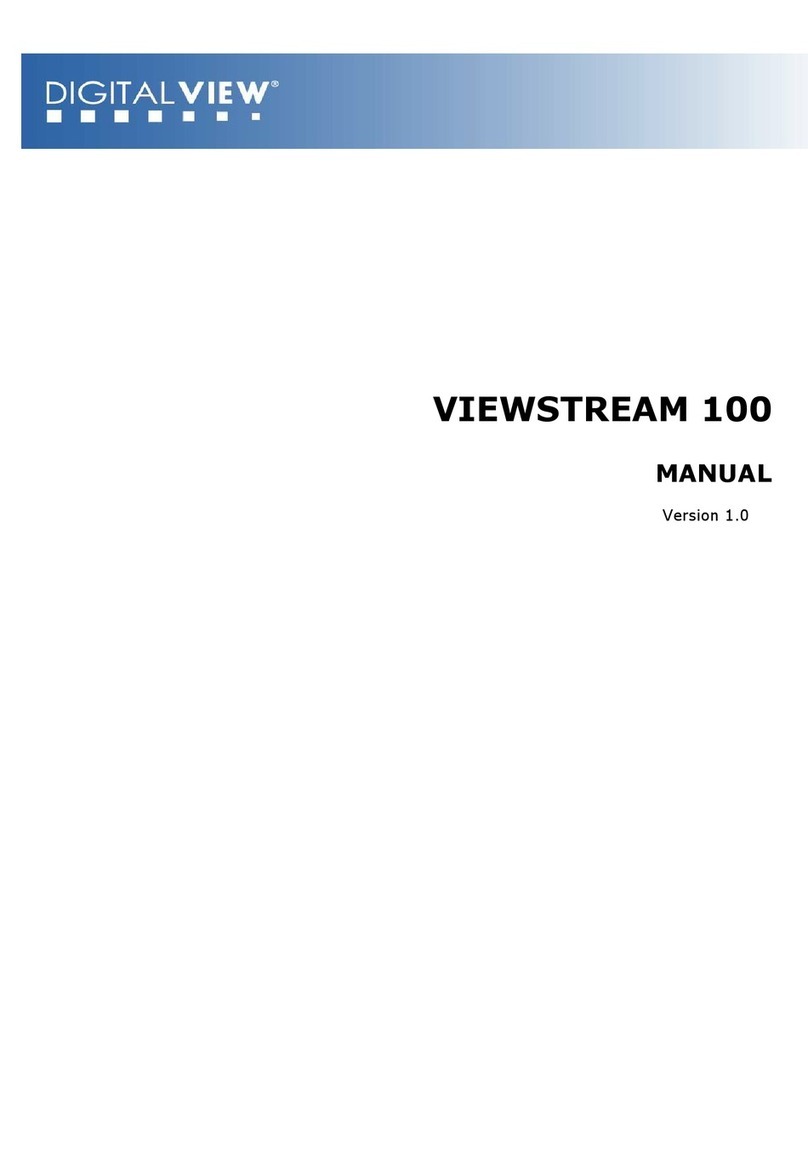 digitalview VIEWSTREAM 100 User manual