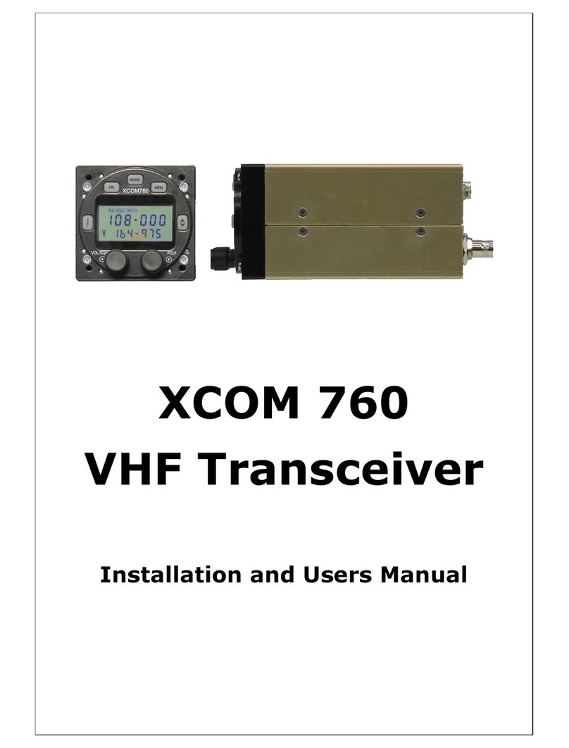 XCOM 760 User manual