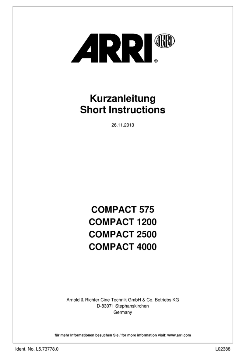 ARRI COMPACT 575 Manual