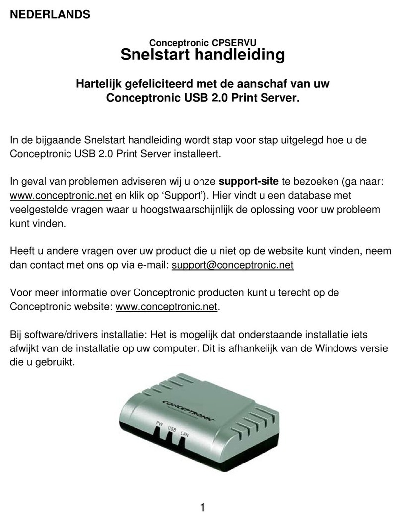 Conceptronic CPSERVU User manual