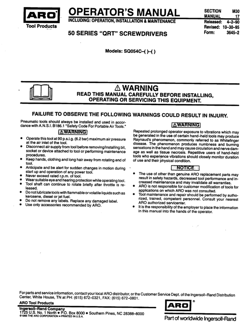 ARO SQ054C User manual