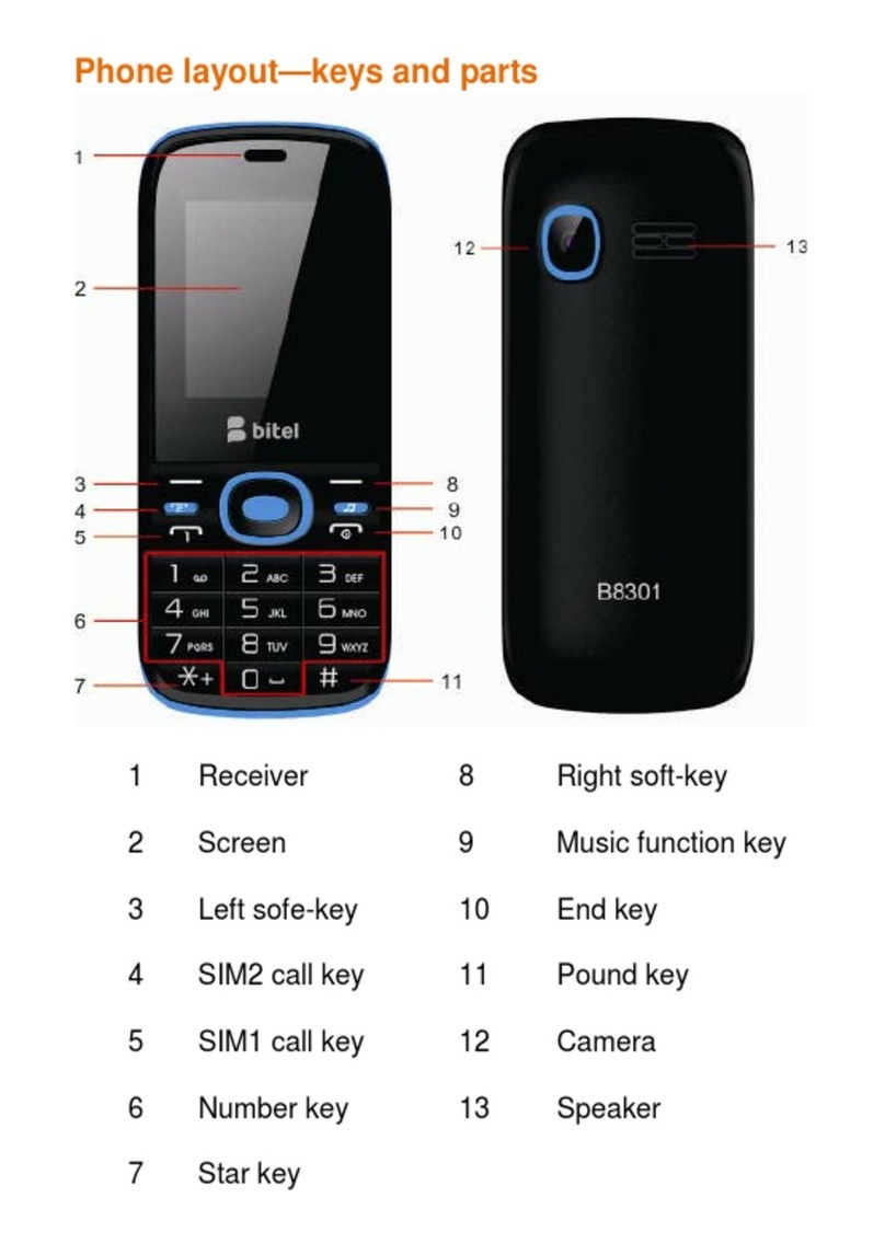 BITEL B8301 User manual