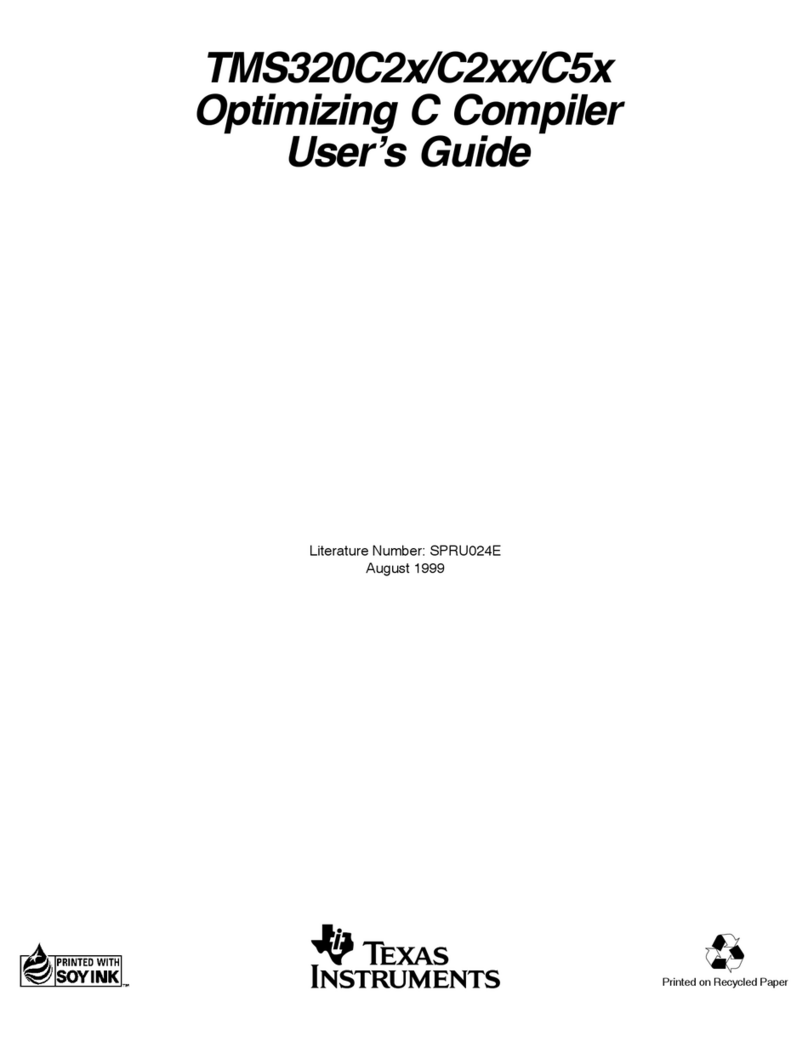 Texas Instruments TMS320C2x User manual