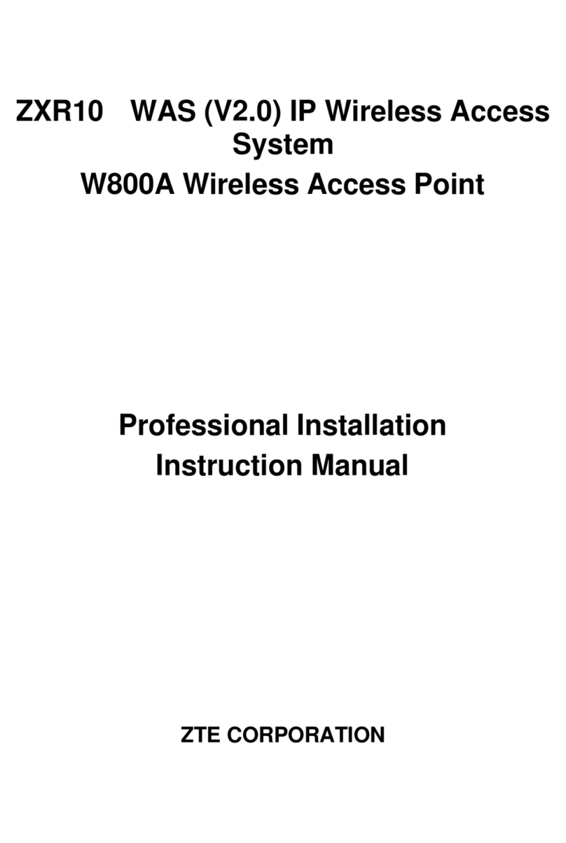 Zte W800A Service manual