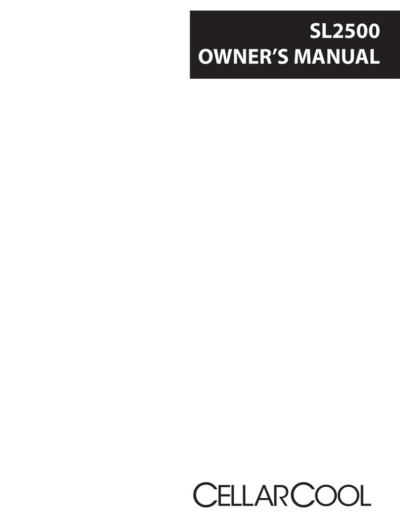 Cellar Cool SL2500 User manual