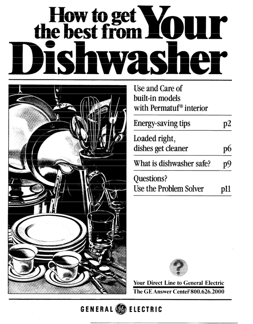 GE Dishwasher User manual