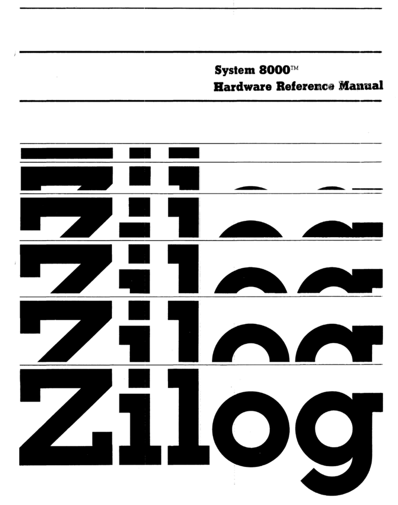 ZiLOG System 8000 Quick user guide
