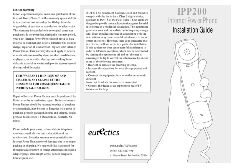 eutectics IPP200 User manual