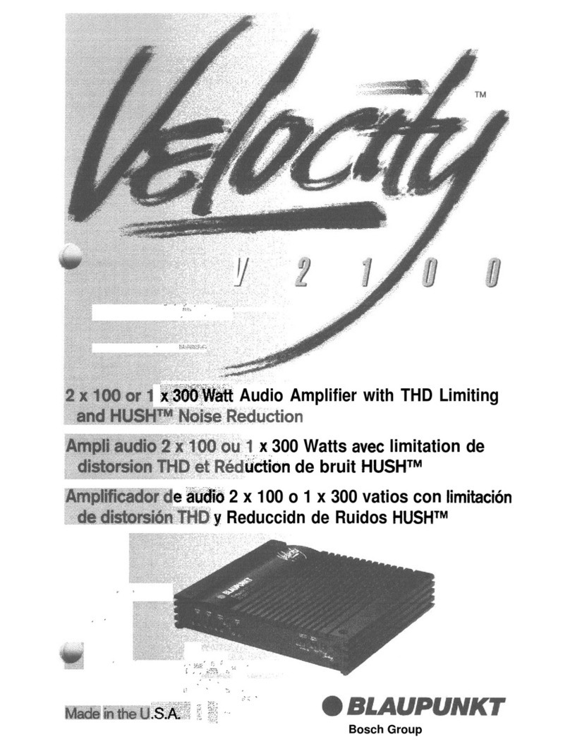 Velocity V2100 User manual