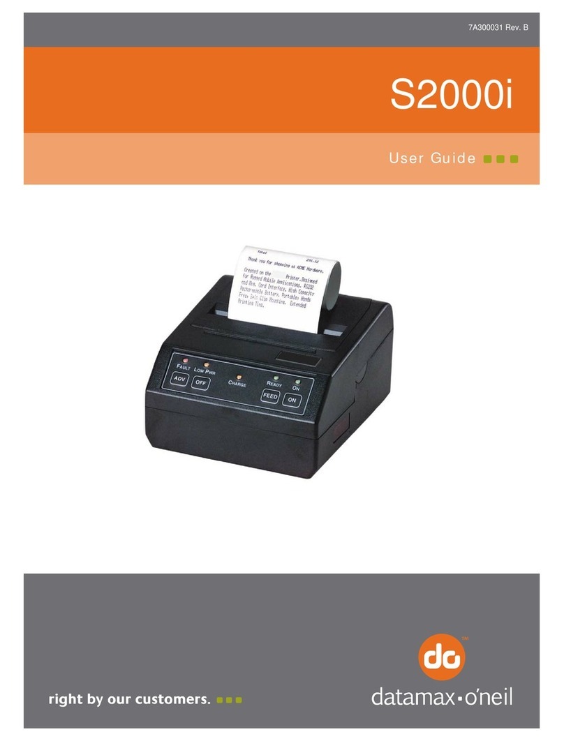Datamax S2000i User manual