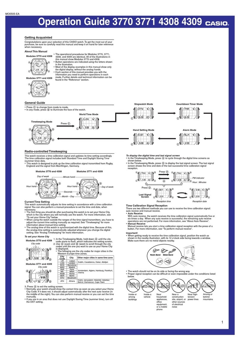 Casio 3770 User manual
