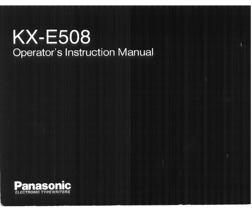 Panasonic KX-E50 Assembly instructions