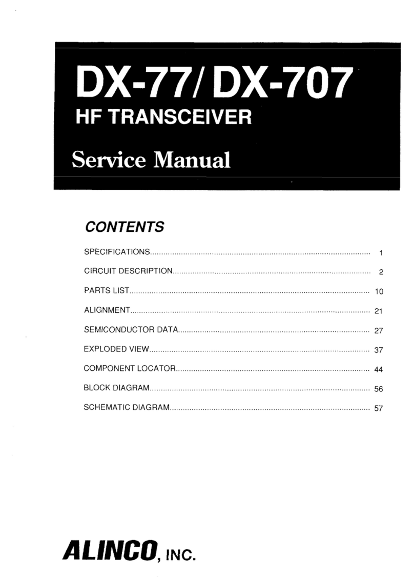 Alinco DX-77 User manual Alinco DX-77 User manual