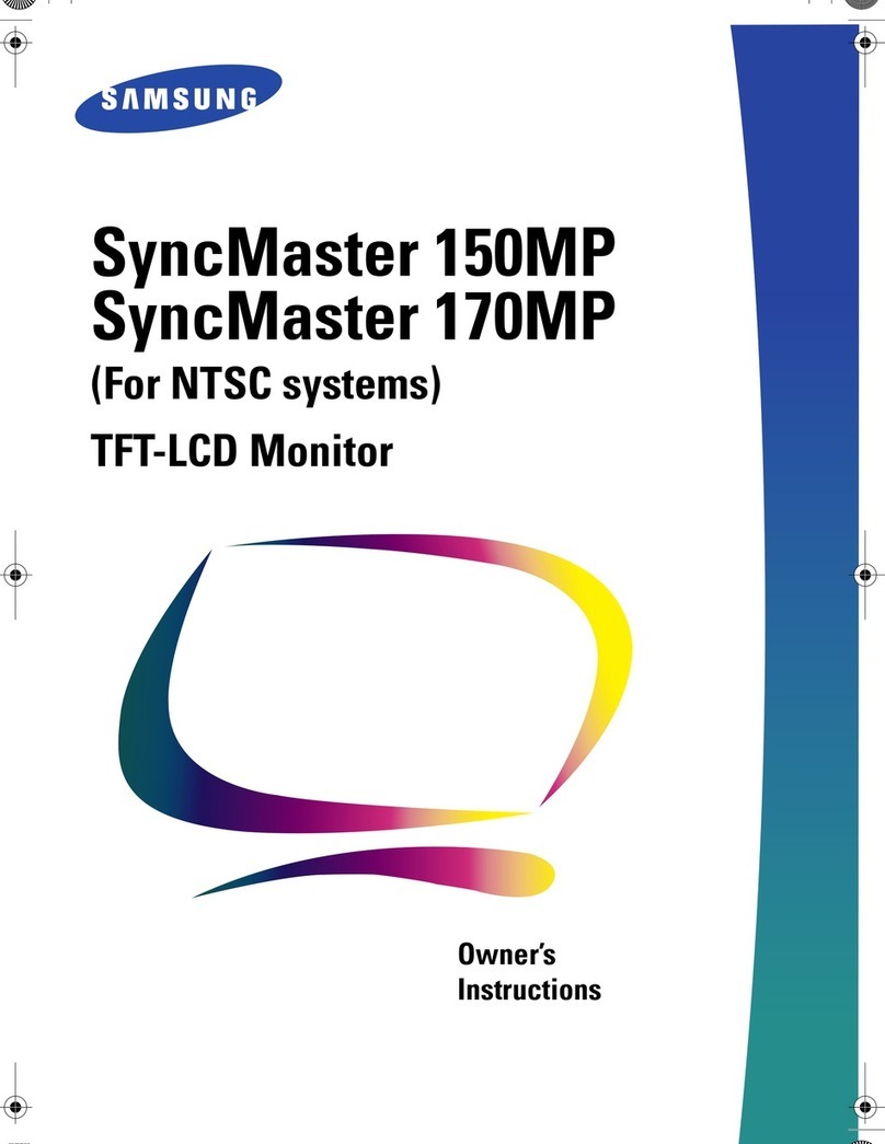 Samsung SyncMaster 150MP User manual