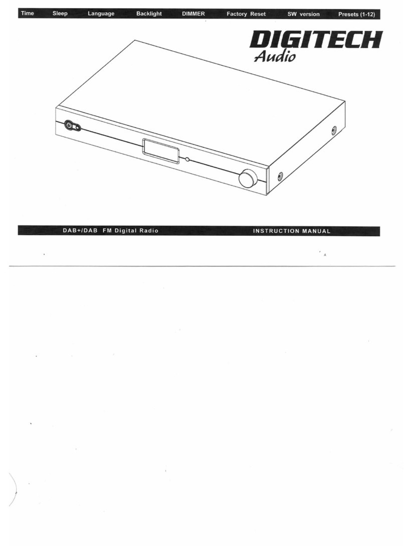DIGITECH Audio DAB+ User manual