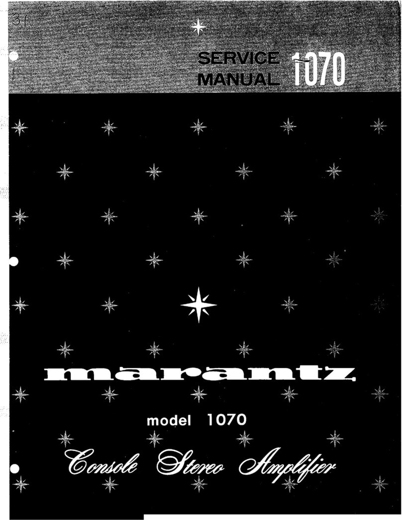 Marantz 1070 User manual