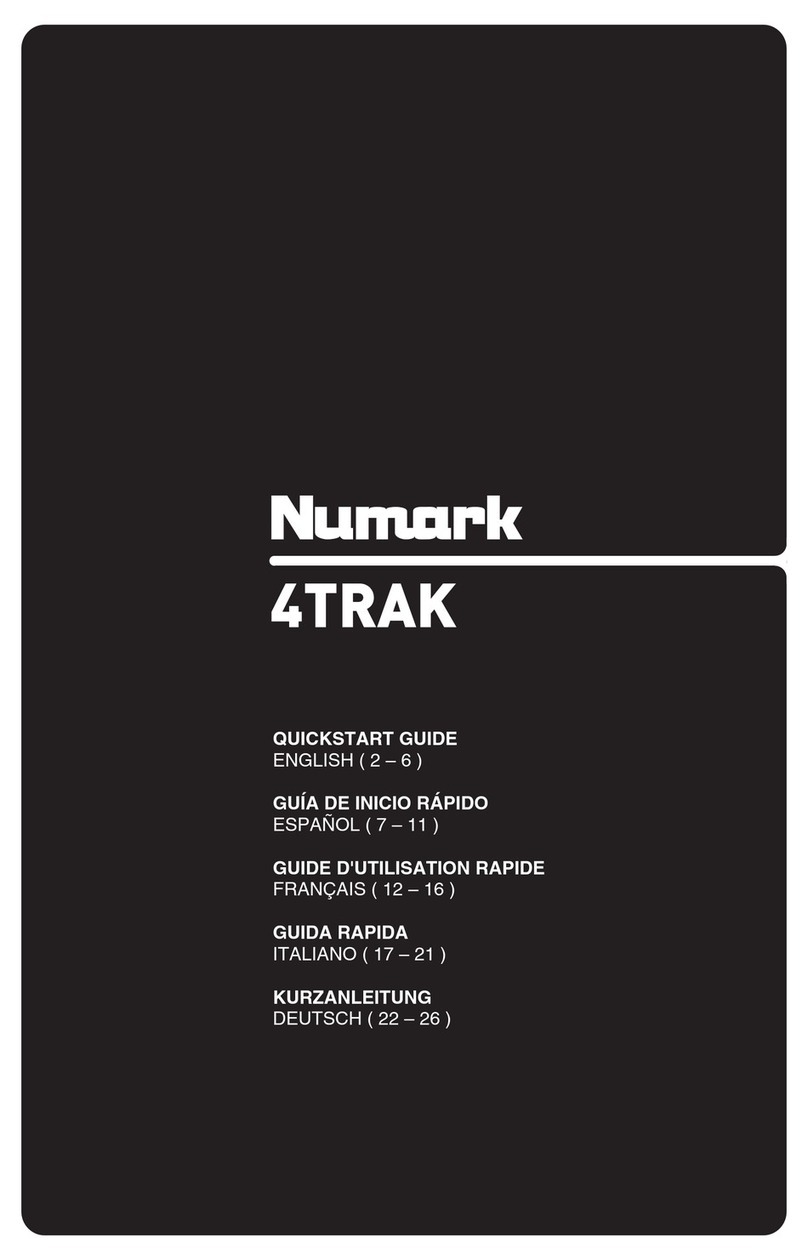 Numark 4TRAK User manual