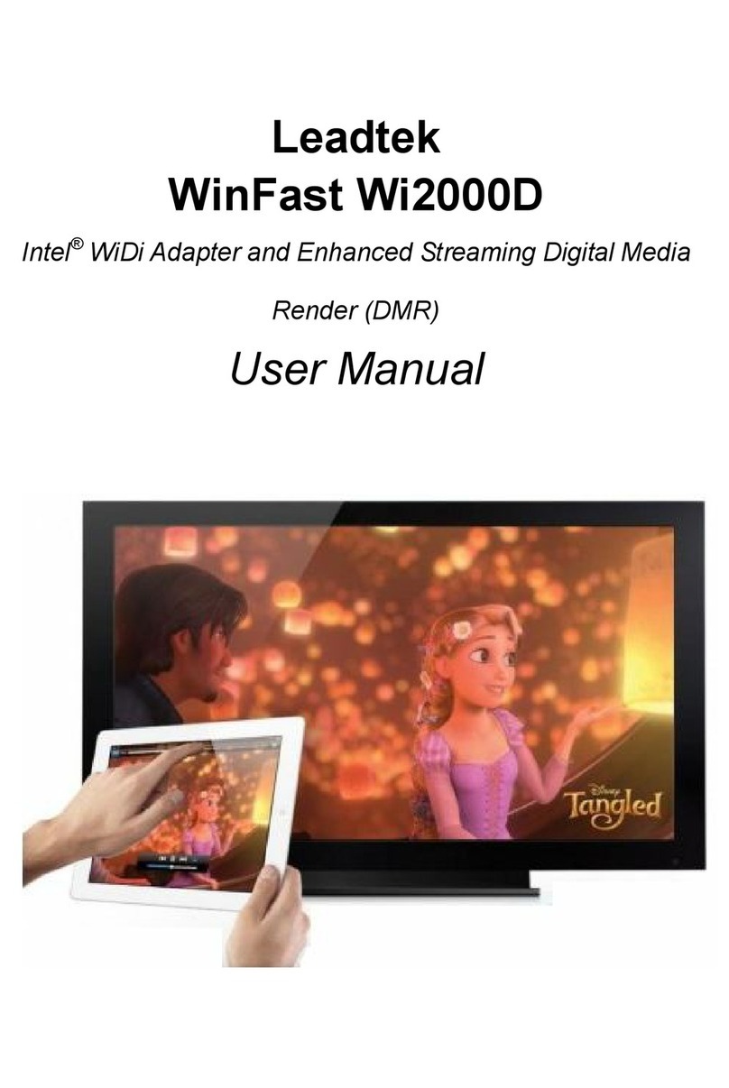 Leadtek WinFast Wi2000D User manual Leadtek WinFast Wi2000D User manual