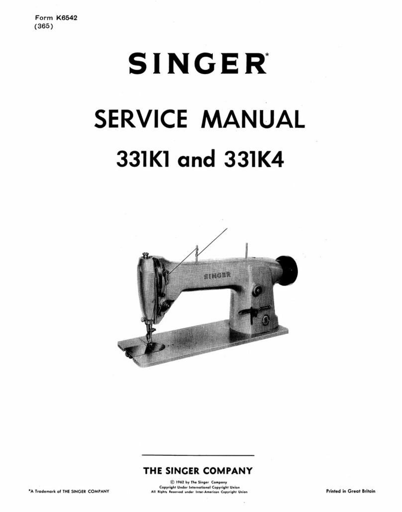 Singer 331K1 User manual