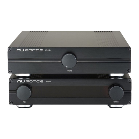 NuForce P-9 User manual NuForce P-9 User manual
