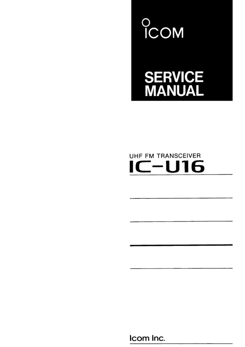 Icom IC-U16 User manual