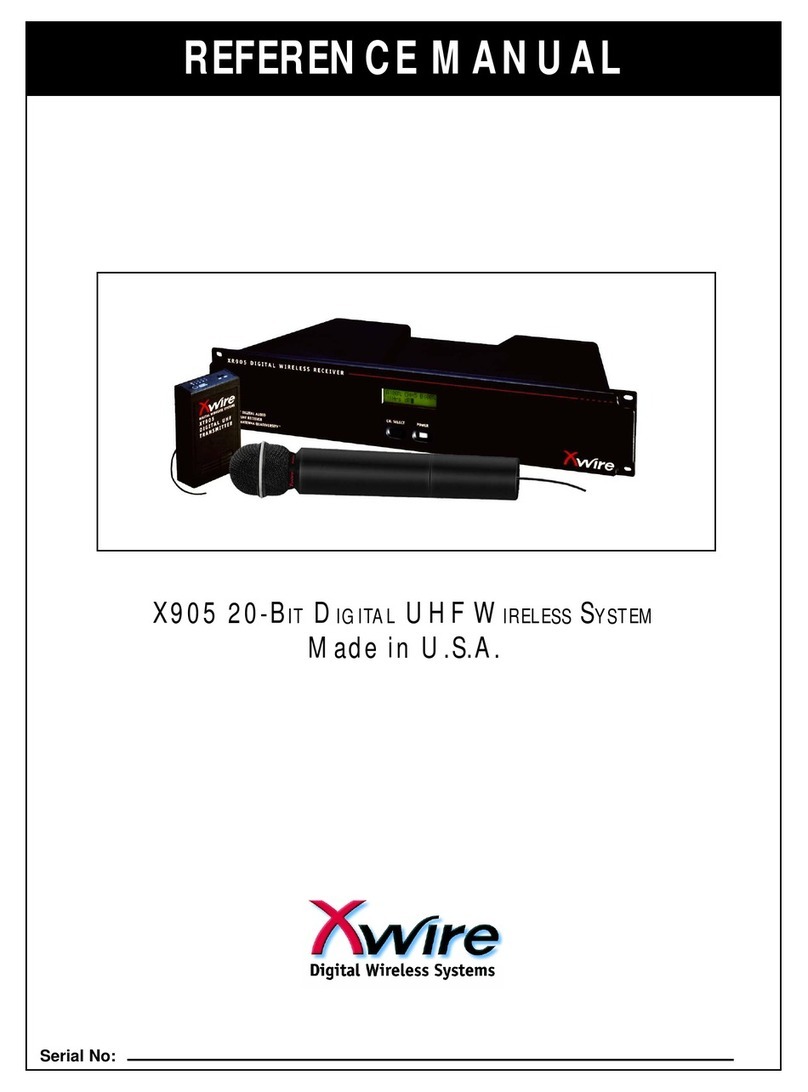 XWire X905 User manual