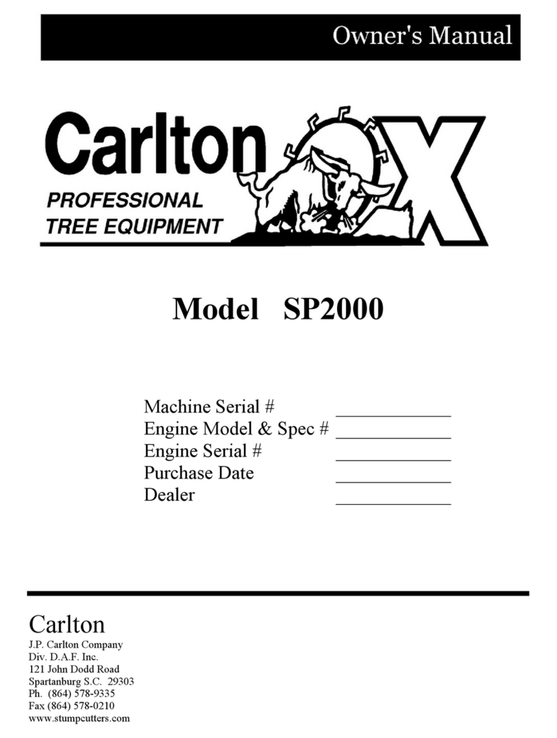 Carlton SP2000 User manual