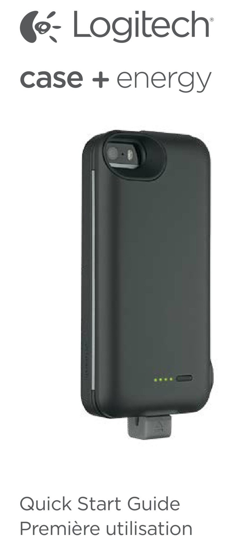 Logitech case+ energy User manual
