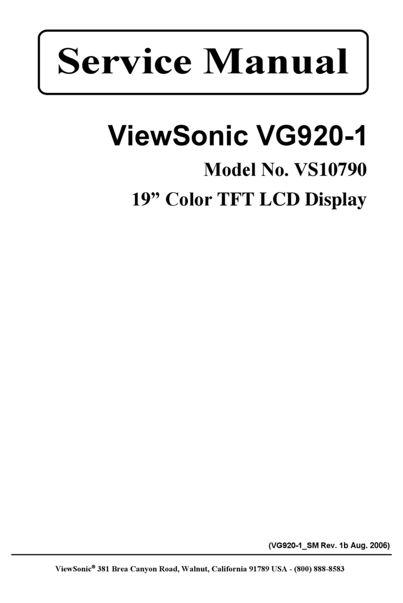 ViewSonic VG920-1 User manual