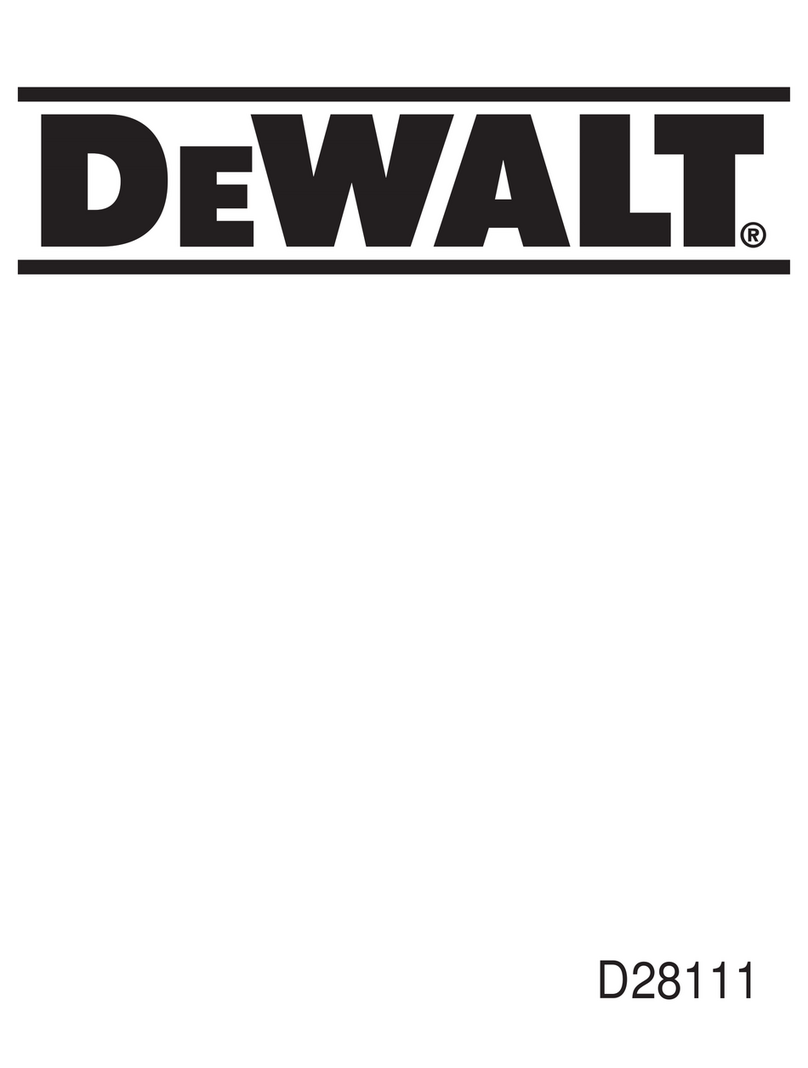 DeWalt D28111 User manual