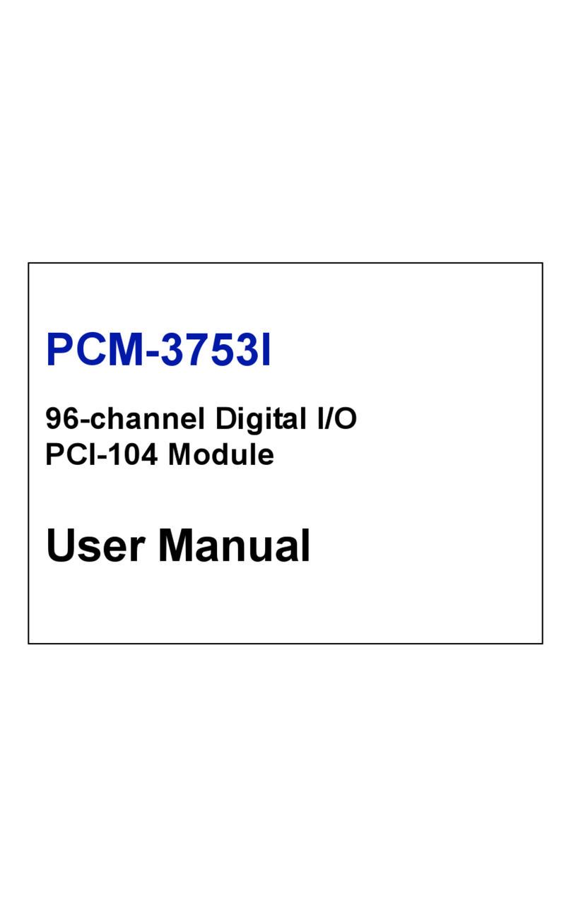Advantech PCM-3753I User manual